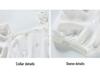 Elegant French White Summer Dress - Designer Style, Slim Fit, Long Skirt