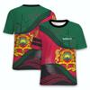 Summer Short Sleeved Men's T-shirt With Moroccan Flag Emblem 3D Printed T-shirt Loose Breathable Sportswear Top Cool Man Tops