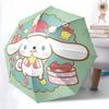 1pc Christmas Cinnamoroll Automatic Opening Umbrella with Foldable Design, 8-Rib Iron Frame Outdoor Umbrella, Festive Gift for Fans, Travelers, Daily