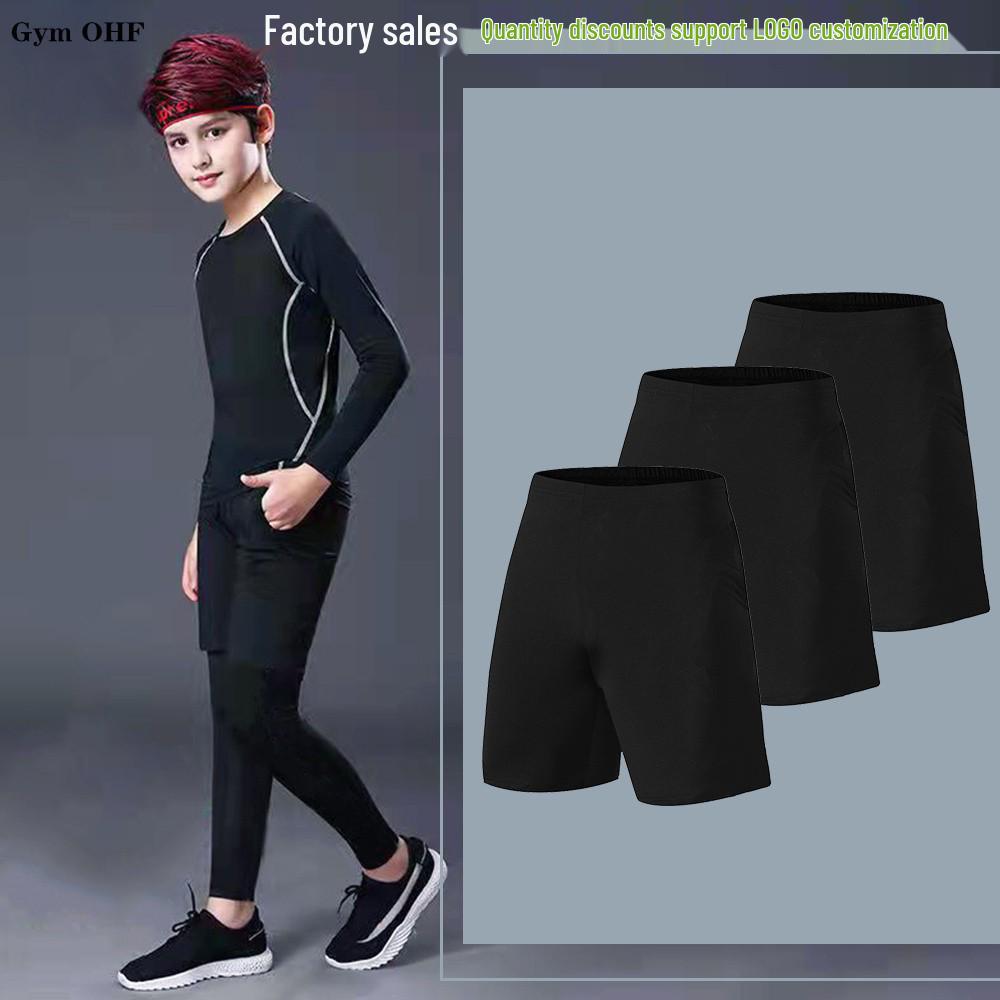 

Kids All-Season Quick-Dry Breathable Leggings and Loose Running Shorts 110-120cm