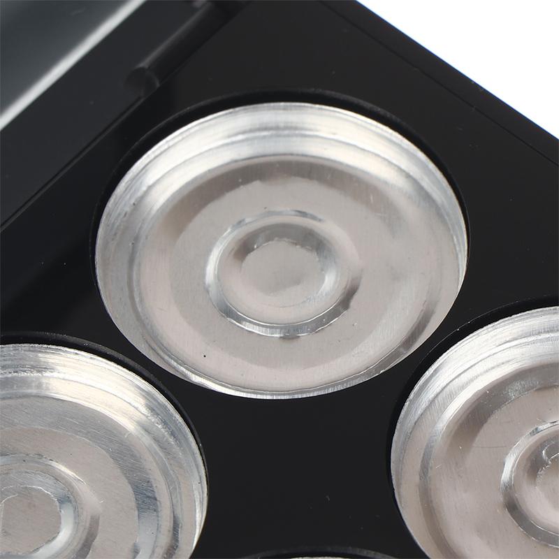4 Grids Empty Magnetic Cosmetics Palette Holder Box Professional Lip Gloss Case With Mirror Powder Blusher Box For Eyeshadow