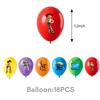 Toy Story Birthday Party Decoration Tableware Set for Baby Shower Or Any Celebration Includes Cups Plates Balloons - Christmas D
