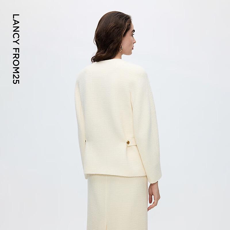 Langzi Wool Blend Cropped Jacket