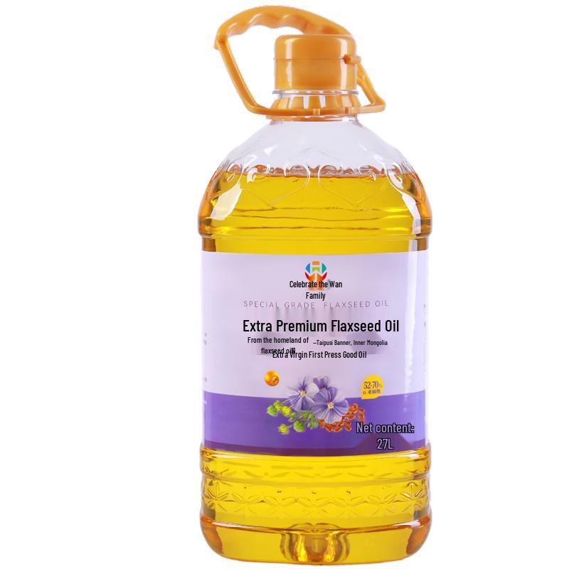 Hé Wàn Jiā Premium Cold-Pressed Flaxseed Oil