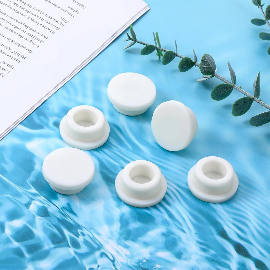 6 Pcs Rubber Sink Overflow Plug Caps Covers, Sinks Overflow Drain Cover Bathroom Kitchen Sink Hole Cover Reusable Round Spillover Caps Drain Insert