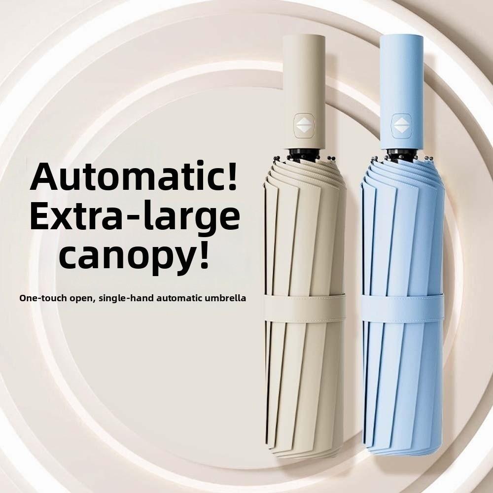 Lightweight Automatic Umbrella High-end Large Size Brolly Dual-use Folding Umbrella  Couple