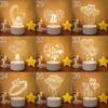 SOLOLANDOR 3D LED Lamp Creative 3D LED Night Lights Novelty Illusion Night Lamp 3D Illusion Table Lamp For Home Decorative Light