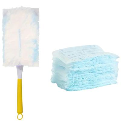10 Count Cleaning Electrostatic Duster Refills with 1Pcs Handle Adsorption Microfibre Duster Multi-Surface for Swiffer Duster