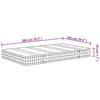 VidaXL Medium Bonnell Spring Mattress 100x200 Cm 372930