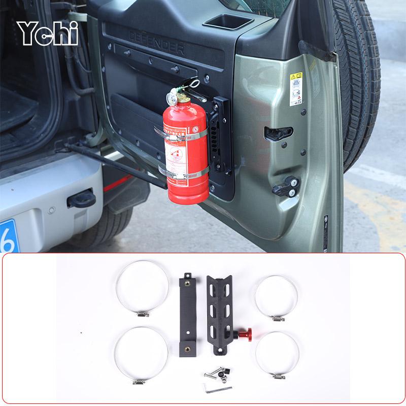 BCC1 For Land Rover Defender 90 110 2020-2024 Fire Extinguisher Holder Adjustable Extinguisher Mount Holder Car Accessories