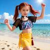 Hot Anime And TV Drama Characters. Female Protagonist Group's Children's Cosplay Outfits. The Same Elements' Swimsuit Cosplay Performance Outfits.