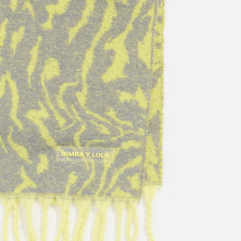 BIMBA Y LOLA [24FW] BIMBA Y LOLA Yellow Leopard Muffler B246AII009YEF