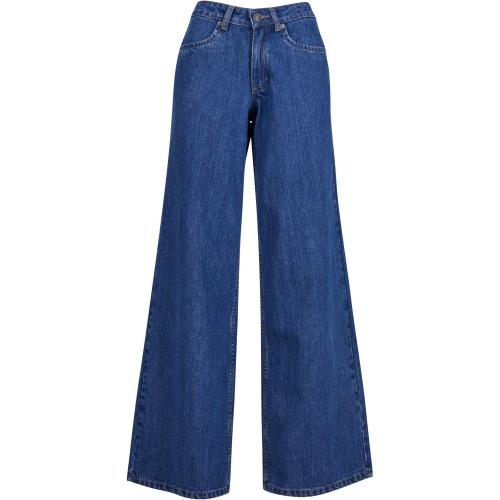 Urban Classics Damen/Damen Denim Mid Rise Wide Jeans