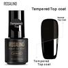 ROSALIND 7ML Base&Top Gel Nail Polish Tempered Top Rein Force Gel Rubber For Gel Varnishes Nail Art