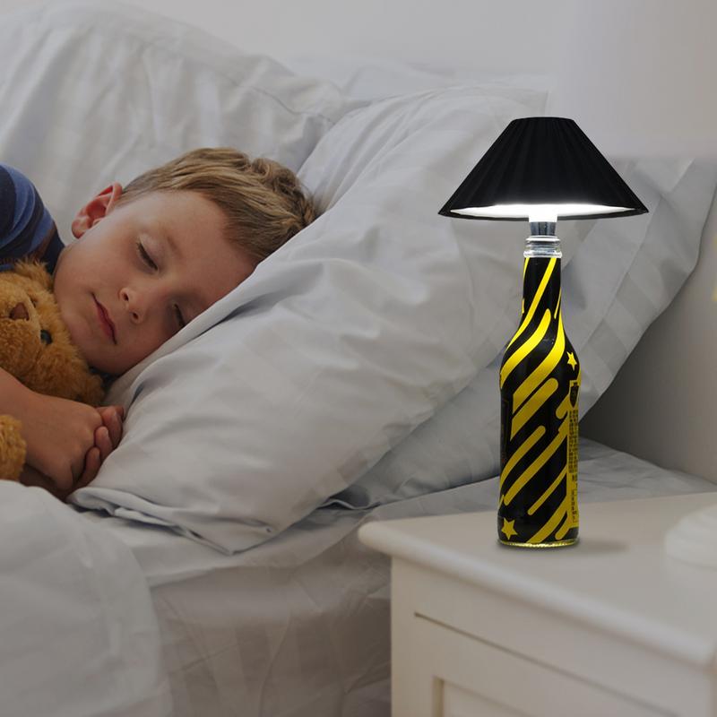 Wine Table Lamp Table LED Light Lamp Stepless Dimmable Touch Control Portable Desk Lamp for Bar Cafe