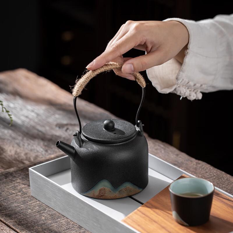 Sushis Retro Kung Fu Ceramic Teapot
