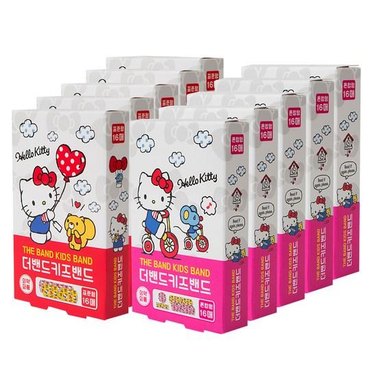 

Hello Kitty The Band Artex одноразовая детская повязка стандартная 16 шт. + смешанная 16 шт., стандартная (19 х 7..., 10 шт.), популярный персонаж в Корее