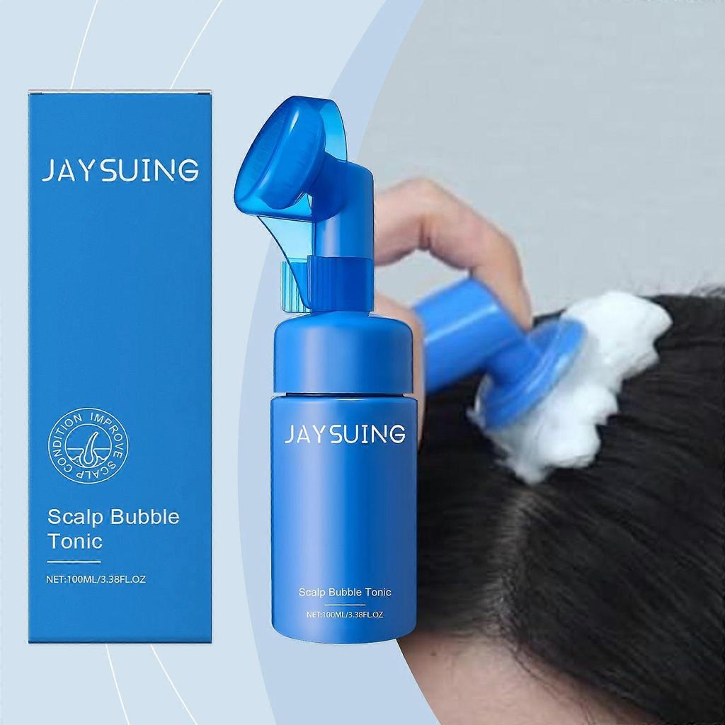 Scalp Cleansing Mousse Gently Cleanses Scalp Soothes Hair Follicles Softens & Nourishes Hair with Massage Brush Head Hair Care