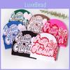 Unisex Acrylic Beanie Hat For Fall Winter Outdoor Wear With Letter Design