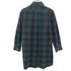 Ralph Lauren Check Pattern Long Sleeve Long Button Down Shirt XL Women Used