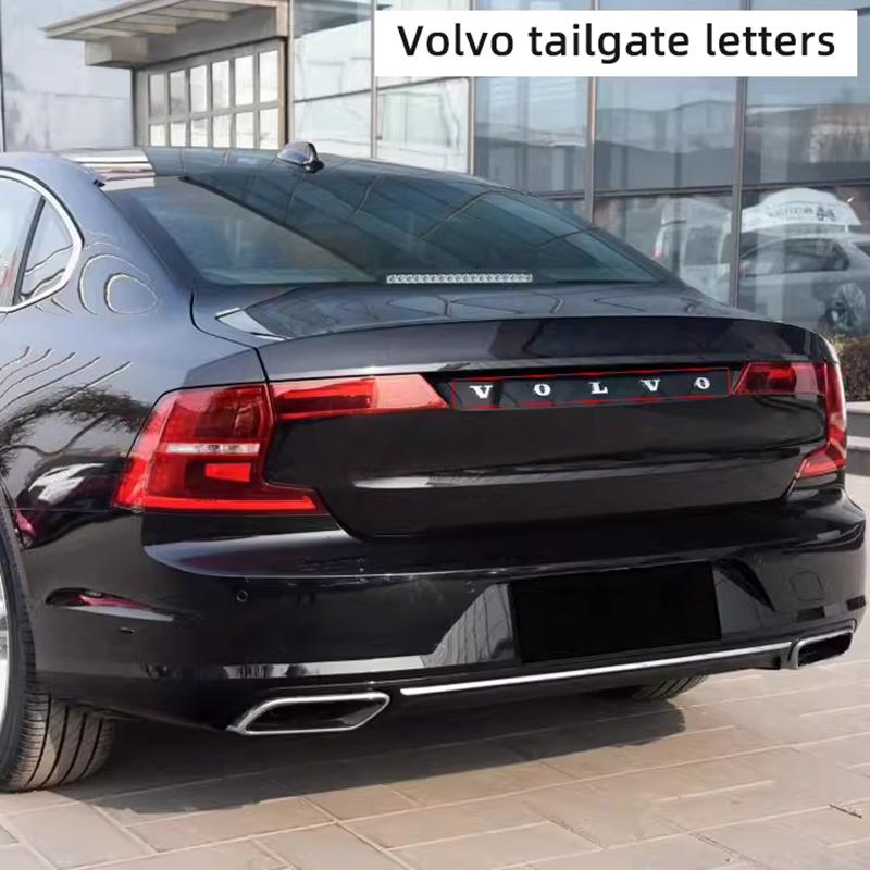 3D Metall Auto Kofferraum Emblem Aufkleber Buchstaben Aufkleber Abzeichen Zubehör für Volvo XC90 V90 V60 XC60 V40 S80 S60 S90 C40 XC40 V70 XC70