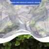ZISIZ Transparent Waterproof Tarpaulin