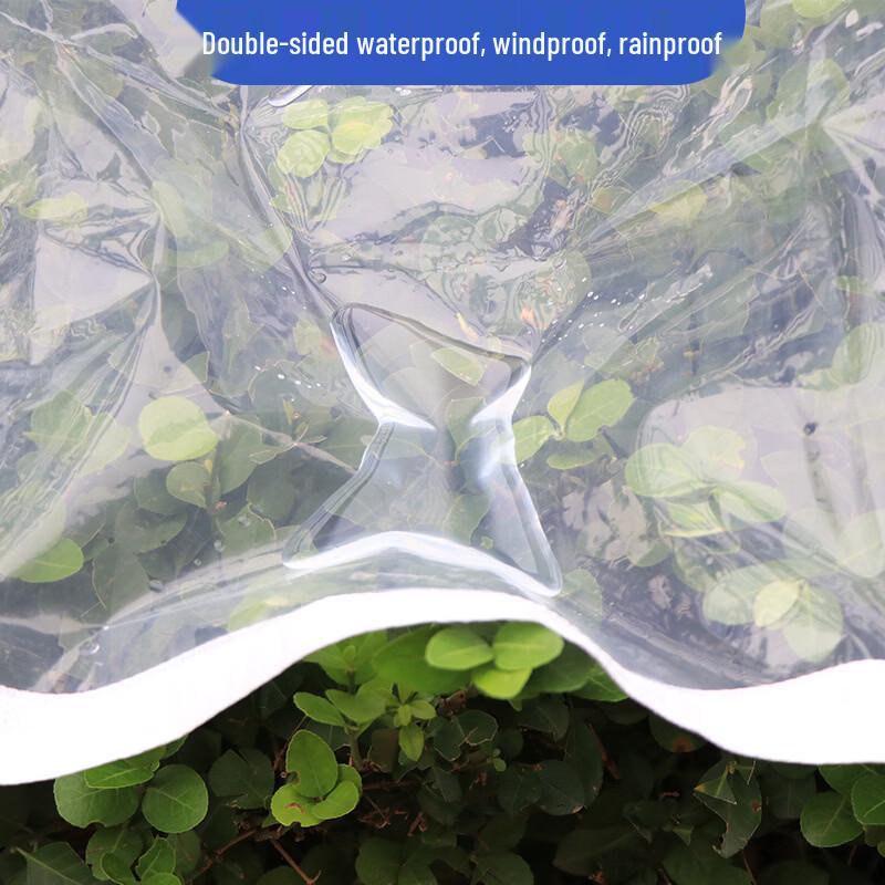 ZISIZ Transparent Waterproof Tarpaulin