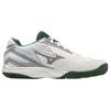 Mizuno Comfortable Versatile Durable Professional Non-Slip Low-Top Tennis Shoes Unisex Sneaker White Green 61GA234036