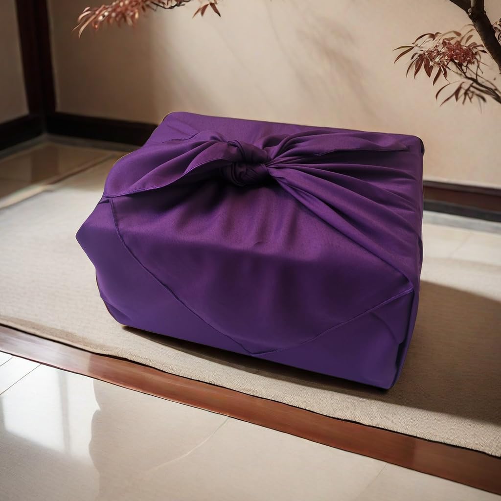 SAWABIYA Large Washable Polyester Furoshiki Wrapping Cloth, 110 cm