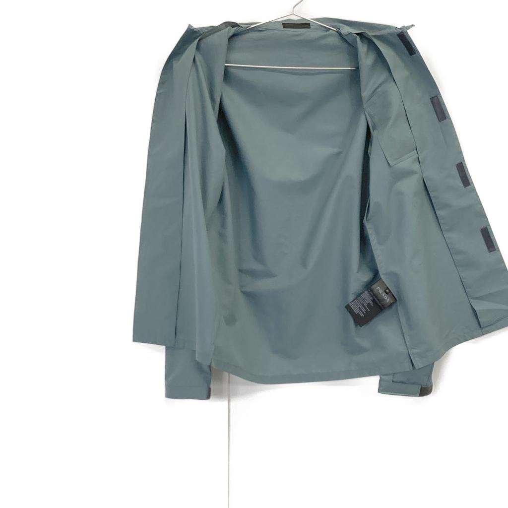 Prada SC537 2020 Light Blue Polyester Shirt Tops XS Blue grayUsed