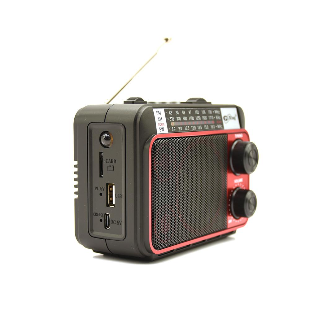 Portable Radio Am Fm Sw Rechargeable Radio With LED Flashlight Built In Speaker Reception Compatible For J19BT