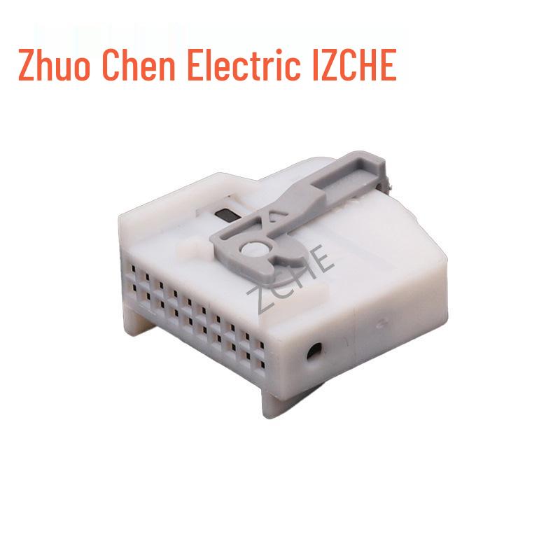 2-1719021-3 Male-Female Automotive Connector with 20-Pin, 20-Hole Plug Terminal