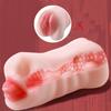Realistic Face Pocket Male Masturbator  Realistic Vagina Deep Throat Oral Sex Portable Adult Toys Fake Sex Doll Male Sex Toys