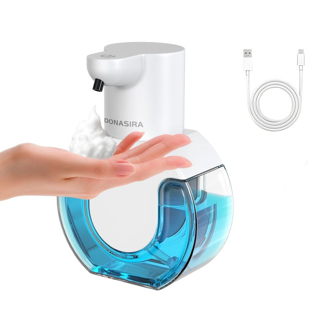 Automatic Foaming Soap Dispenser Rechargeable Touchless Hand Soap Dispenser Waterproof Wall Mounted Soap Pump for Bathroom