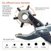 Leder Gürtel Locher Zange Öse Puncher Drehen Nähmaschine Tasche Setter Werkzeug Armband Armband Haushalt Leathercraft