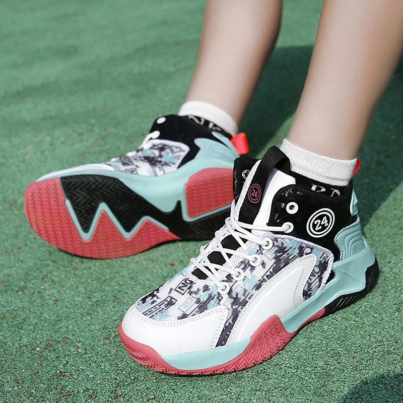 Atmungsaktive Stoßdämpfende Basketballschuhe für Jungen - Strapazierfähig für das Spielen im Freien