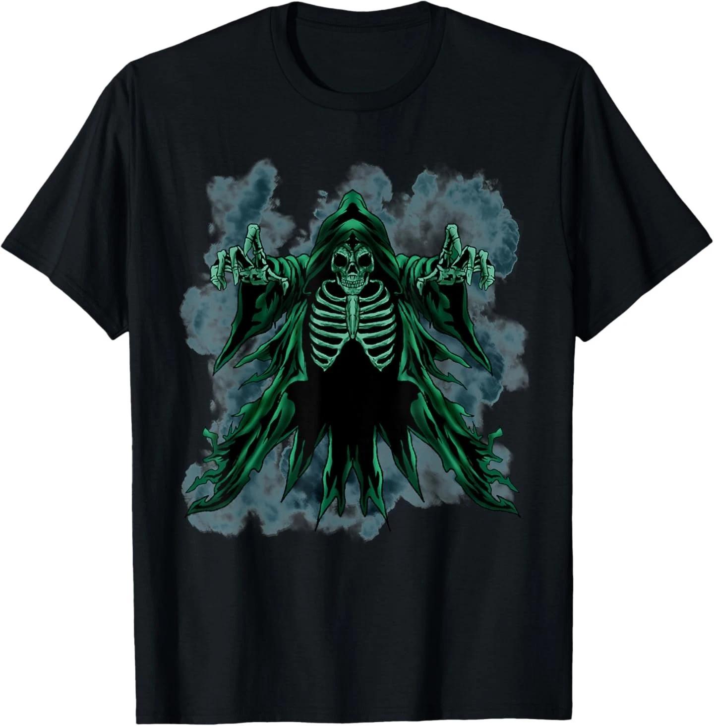 

Grim Reaper Angel Of Death Cool Dead Ripper Skull Gift Idea T-Shirt 3XL