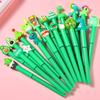 5 Pcs Cartoon Quick Drying Straight Liquid Neutral Pen Office Work, Brushing Questions, Signing Writing, Diaries, Notes, Student Classroom Prizes, Fri