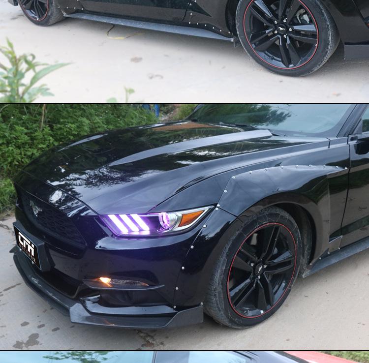 15-17 Ford Mustang Rocket Bunny Wide Body Kit: Widened Wheel Arches for Cross-Border Exclusivity