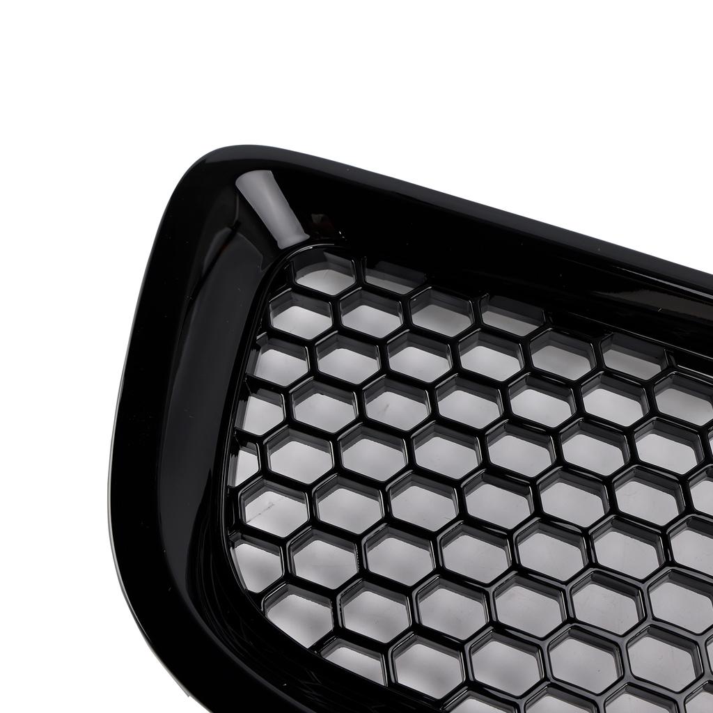 Gloss Black Front Bumper Honeycomb Grille Grill Fit Volvo S40 V50 2008-2012
