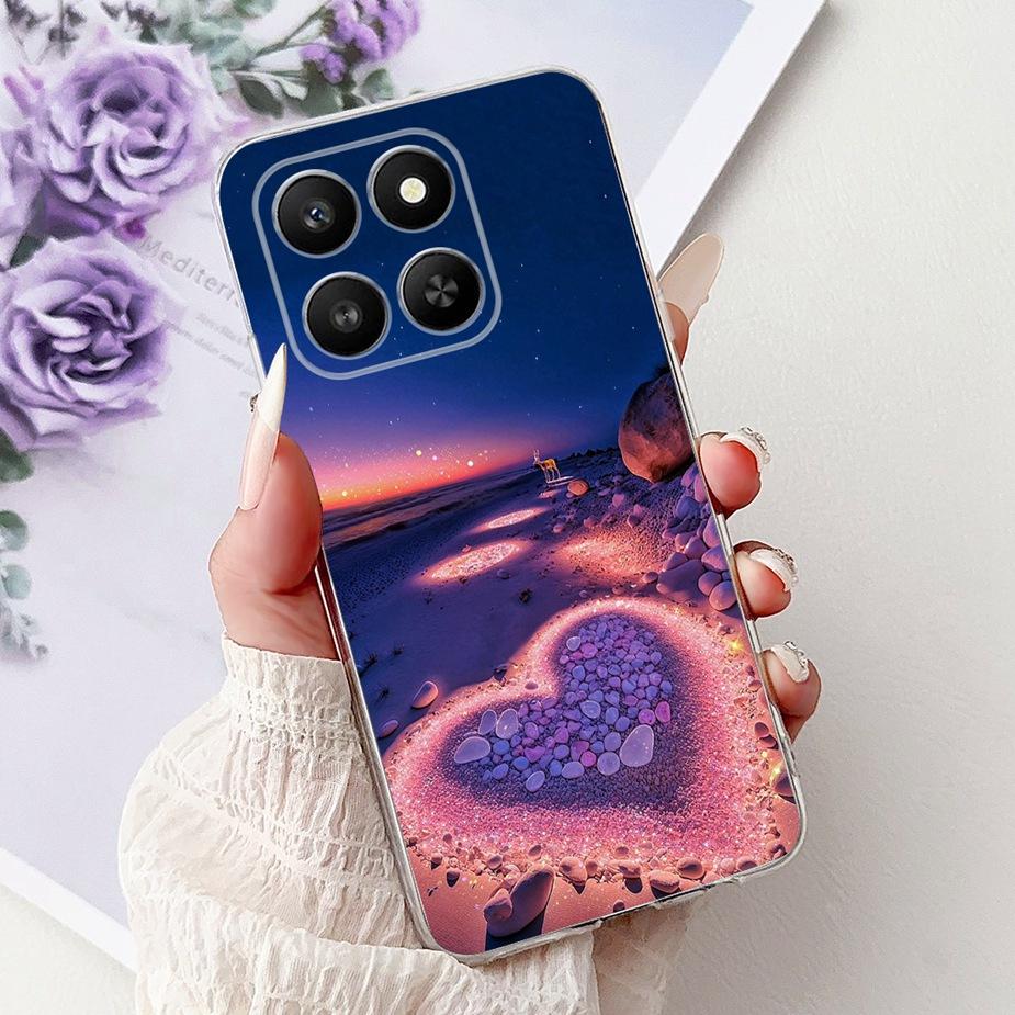 For Honor 400 Smart 5G Case LGN-NX1 Cute Cat Painted Cover Soft Silicone Case For Honor X7d 4G HonorX7d 5G Honor400 Smart Bumper
