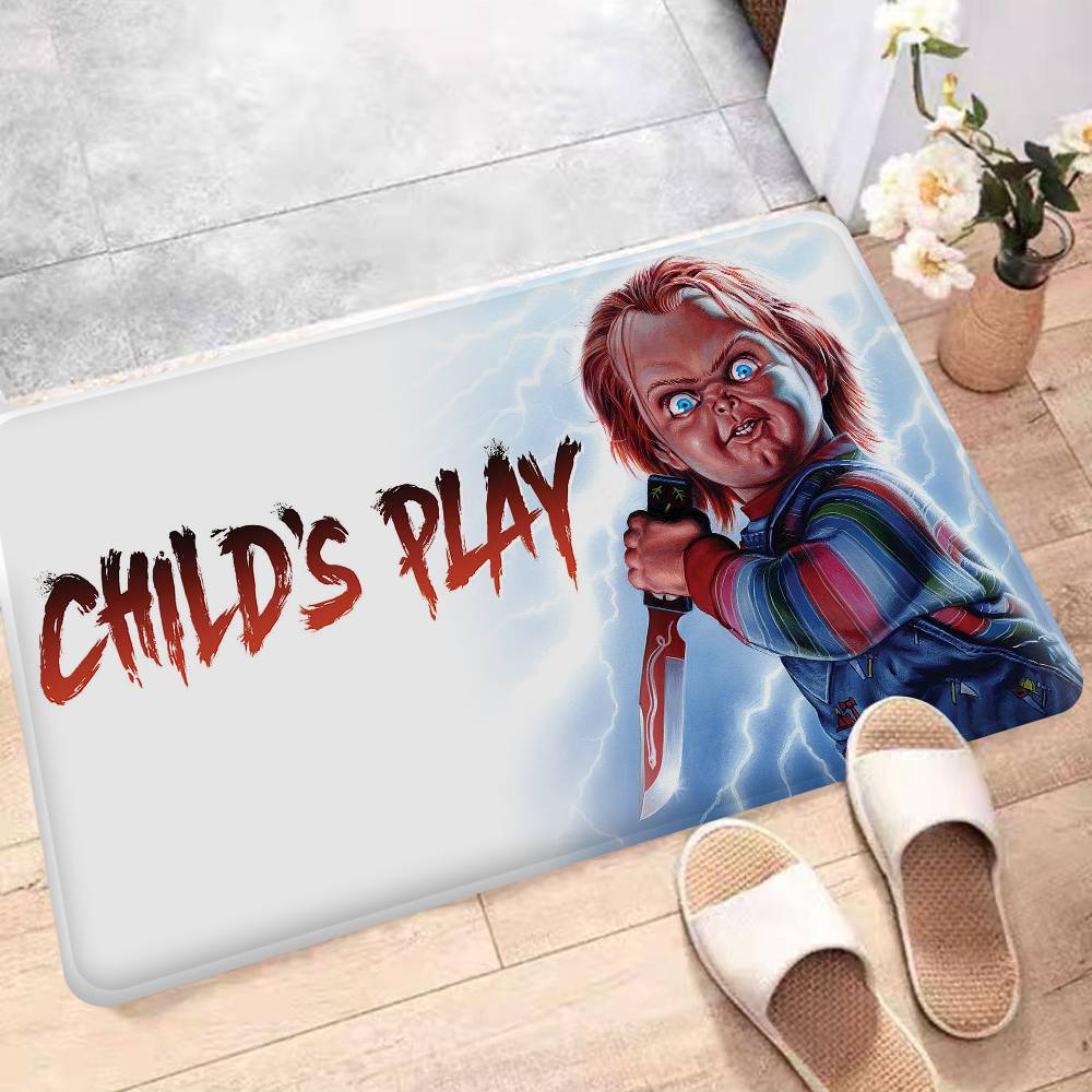 Horror C-Childs Play Kitchen Mat Nordic Style Bedroom Living Room Doormat Home Balcony Anti-Slip Welcome Rug