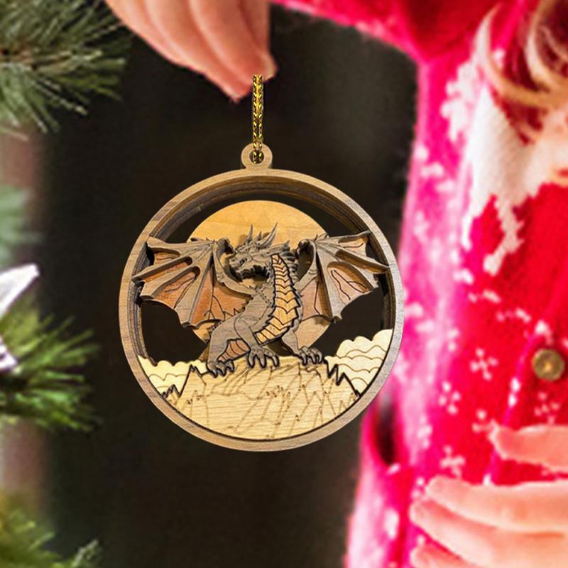 Animal Christmas Ornament 3D Animal Ornament Decorative Ornaments Exquisite Animal Decoration With Animal Themes