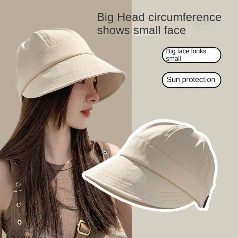 Anti-UV Sun Hat Ponytail Hat Fisherman Cap Fashion Beach Caps