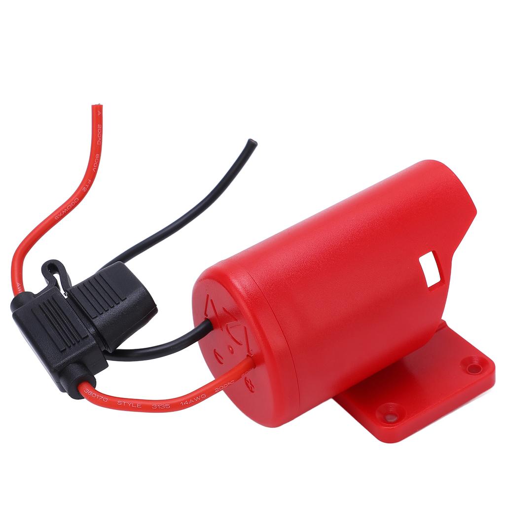 Batterieadapter ABS-Gehäuse 12V Lithium-Batterie Konverter Ersatz mit 30A Sicherung für M12