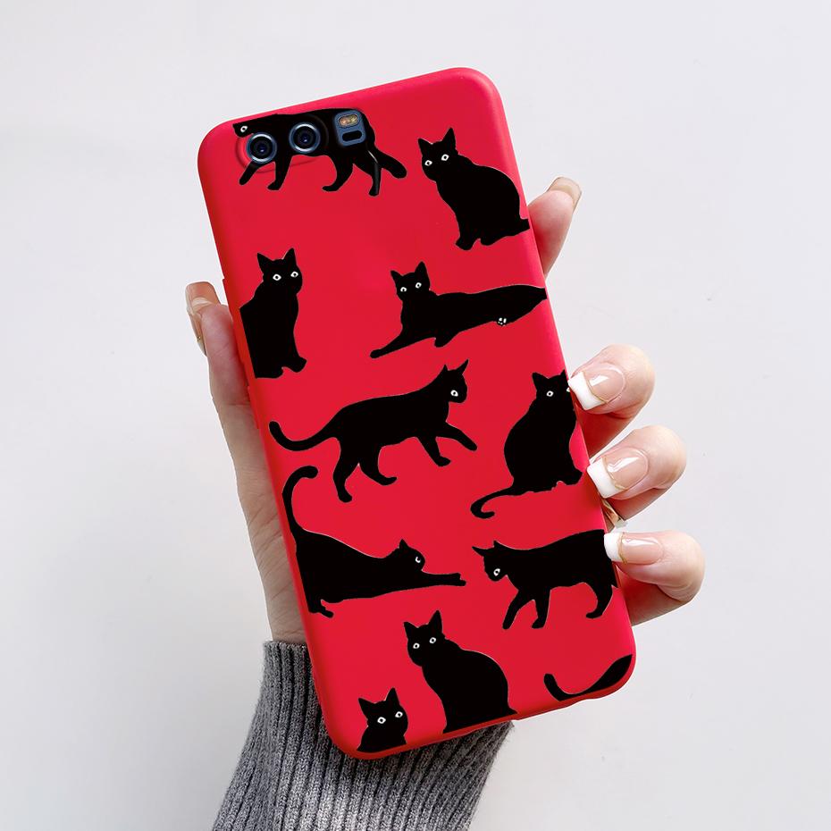 Silicone Back Cover for Huawei P10 Plus Soft Cute Rabbit Panda TPU Bumper Protective Phone Case HuaweiP10 P10Plus Fundas Housing