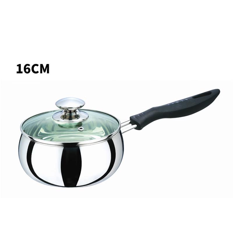 

Zhi Shi 16CM Non-Stick Milk Pot with Single Handle