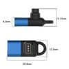 Ladeadapter für Coros PACE 3/ PACE 2 Metallanschluss auf Typ-C Ladekabel für COROS Apex Pro/ Vertix/ Vertix 2 Blau
