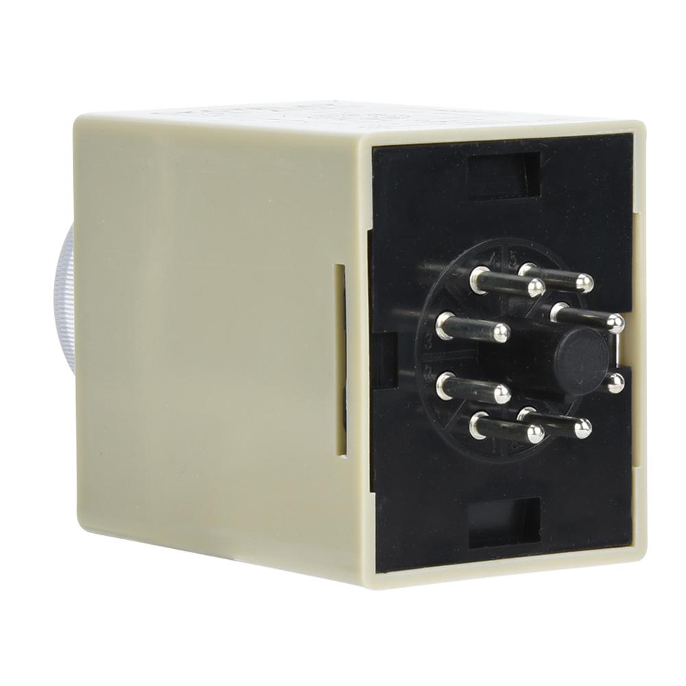 AH3 3 Zeitrelais Elektronischer Typ Einstellbares Auslöseverzögerungszeitrelais 8 Pins 3S (DC24V)