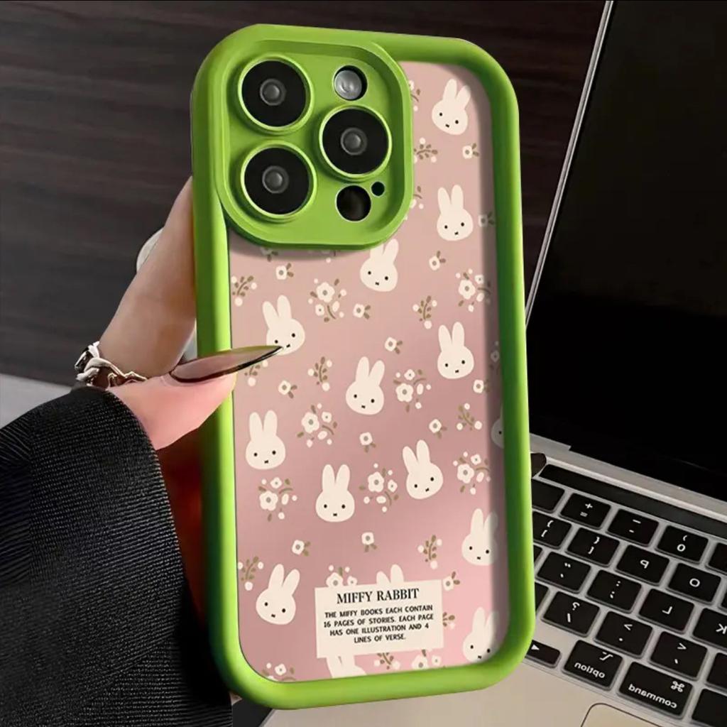 Broken Miffy Rabbit iPhone17Promax Mobile Phone Case Ladder Suitable for Apple 16promax Sky Eye 15 Fresh